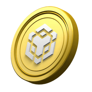 Koin cryptocurrency Ethereum ETH melayang sebagai elemen grafis